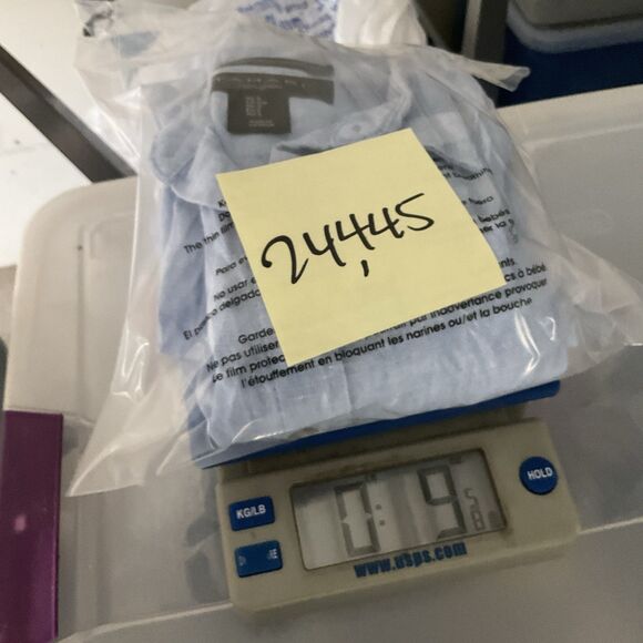 Tahari Linen Shirtdress Small Blue Button Front Casual Minimalist Resort Pockets - Picture 10 of 10